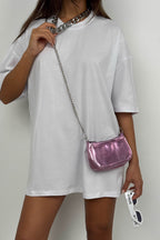 Chain Shiny Pink Bag